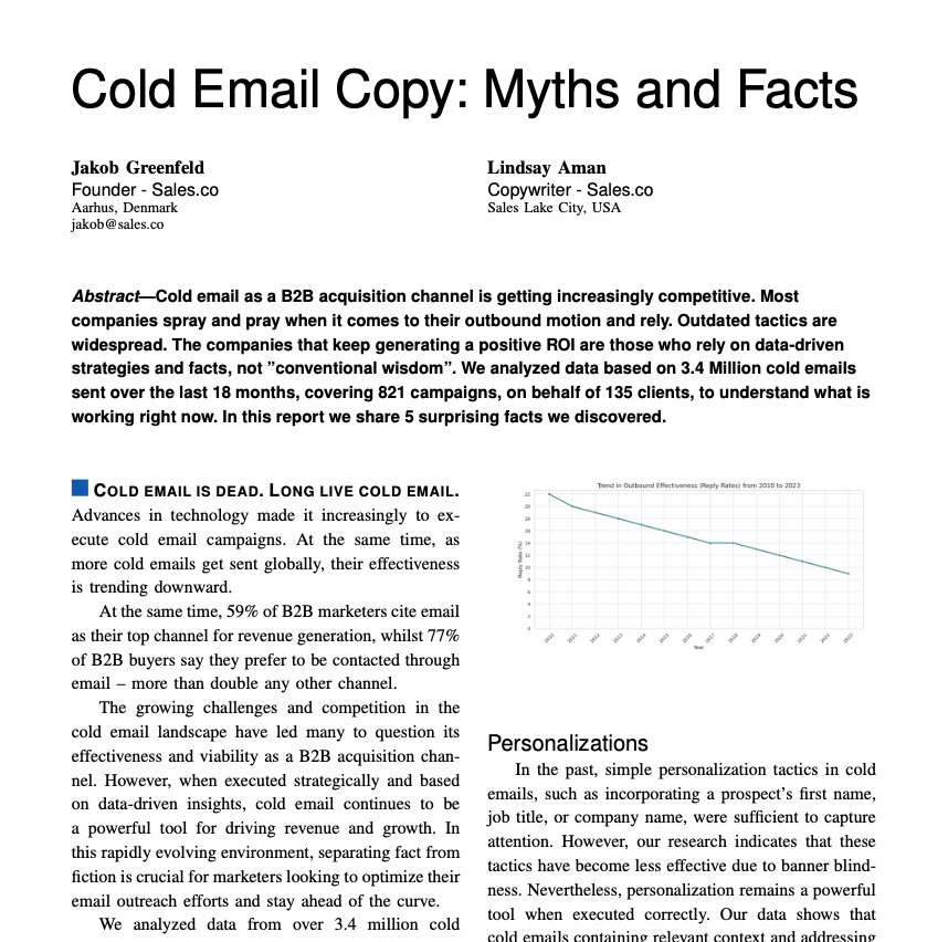 Cold Email Subject Lines