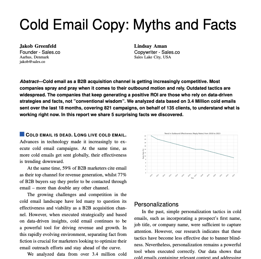Cold Email Copy